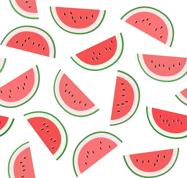 Karpuz, arka plan, kesintisiz, beyaz, vektör. 