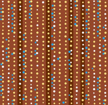Renkli noktalar, ışıklar, sorunsuz arka plan, soyut, kahverengi, vektör. 