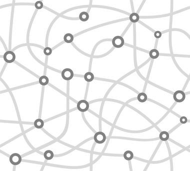 Harita, düzeni, sorunsuz arka plan, beyaz, vektör. Metro haritası. Bir ağ yol ve yerleşim. Vektör resim. Beyaz düz arka plan. 