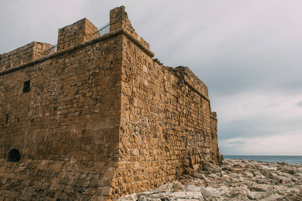 old historical castle of paphos in cyprus