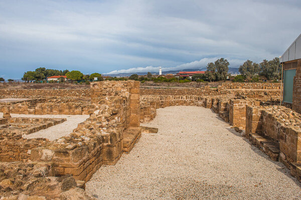 ancient House of Theseus ruins in cyprus 