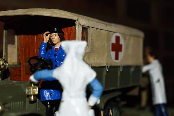 First World War Medical Volunteer Corps Ambulance Driver And Nurse