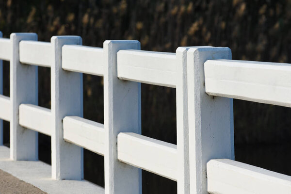 Concrete Guardrail On Sidewalk Bridge Crossing, Mossel Bay, South Africa