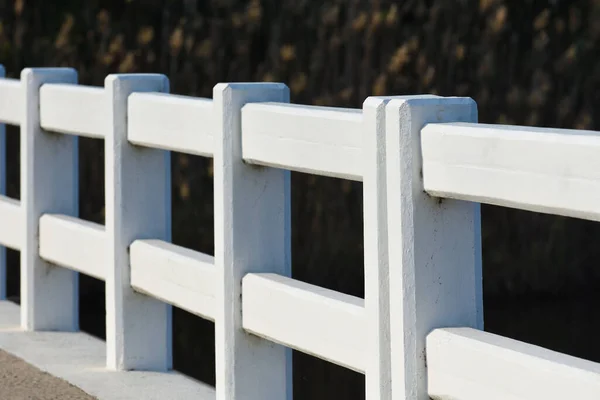 Concrete Guardrail Sidewalk Bridge Crossing Mossel Bay Sudafrica Foto Stock Royalty Free