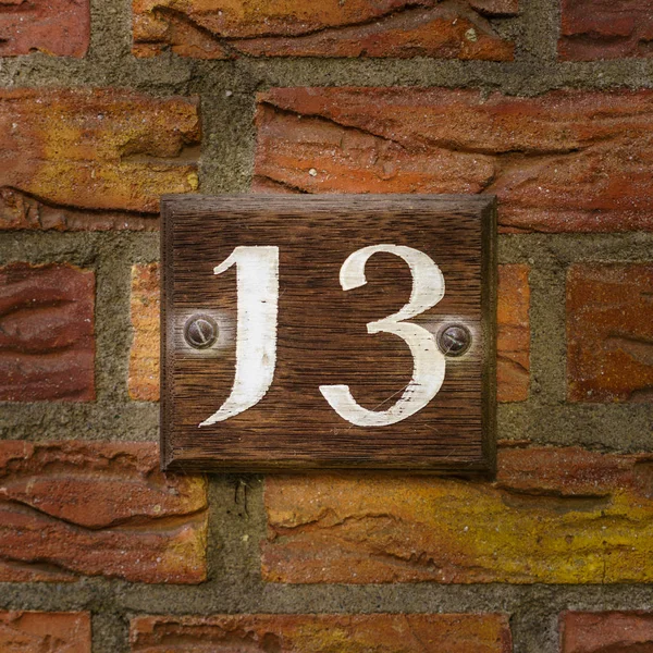 Ev numarası 13 — Stok fotoğraf