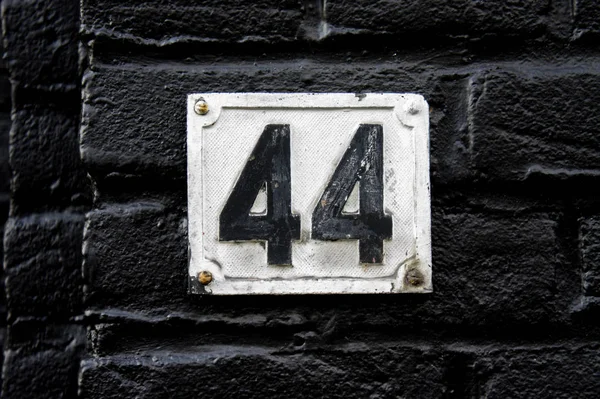 House number 44 — Stock Photo, Image