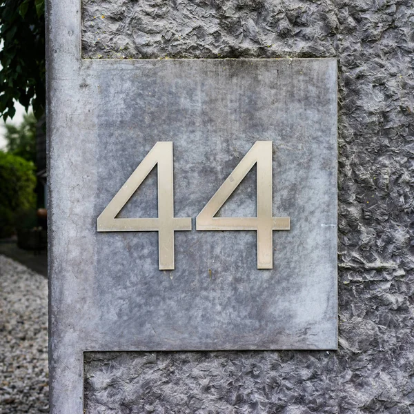 House number 44 — Stock Photo, Image