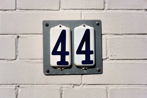 House number 44 — Stock Photo, Image