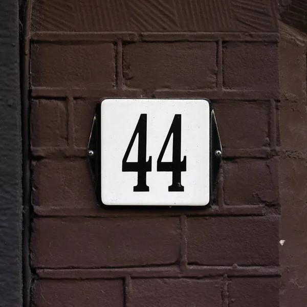 Hausnummer 44 — Stockfoto