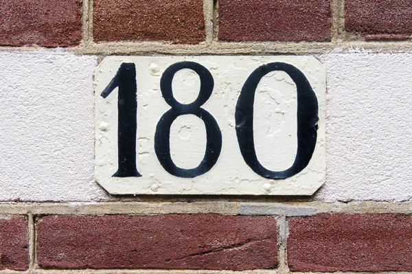 House number 180 — Stock Photo, Image