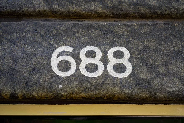 House number 688 — Stock Photo, Image