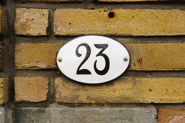 House number 23 — Stock Photo, Image