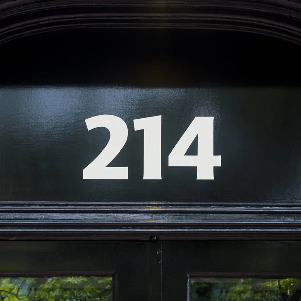 House number 214 — Stock Photo, Image