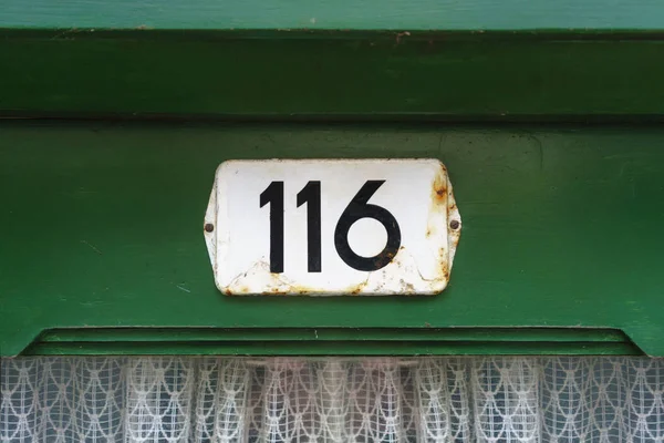 Ev numarası 116 — Stok fotoğraf
