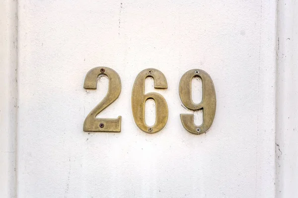 House number 269 — Stock Photo, Image