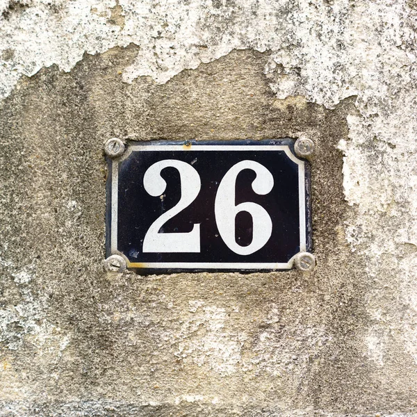 House number 26 — Stock Photo, Image