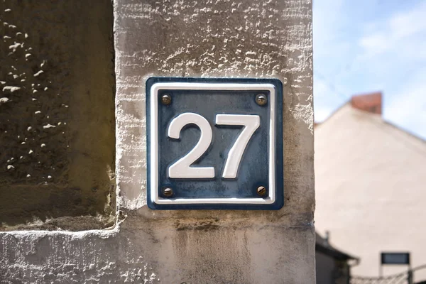 Ev numarası 27 — Stok fotoğraf