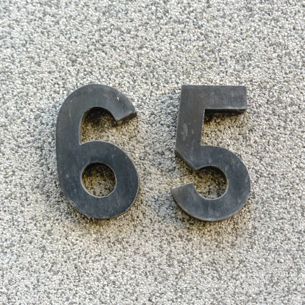 Casa número 65 — Fotografia de Stock