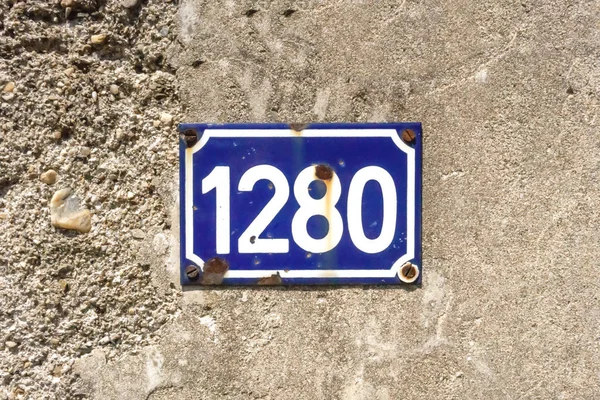 家の番号 1280 — ストック写真