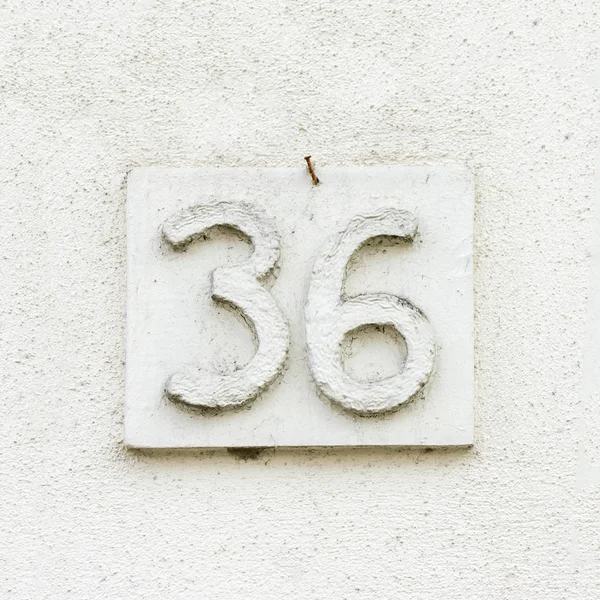 Número 36 — Fotografia de Stock