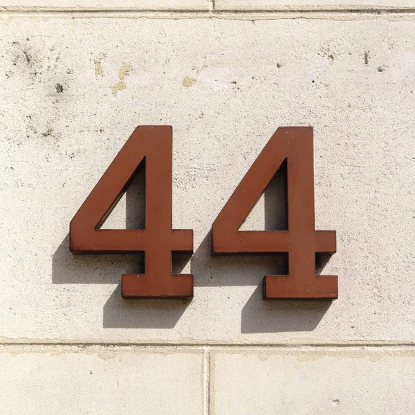 44 numaralı — Stok fotoğraf