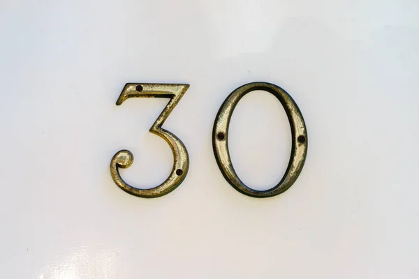 Número 30 — Fotografia de Stock
