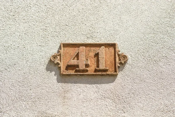 Número 41 — Fotografia de Stock