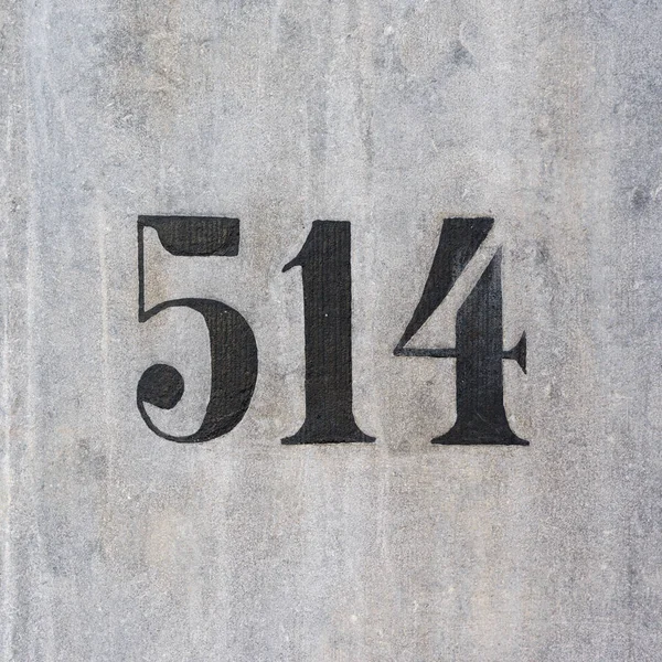 Nummer 514 — Stockfoto