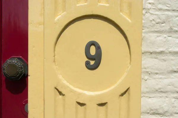 House Number Nine — Stock Photo, Image