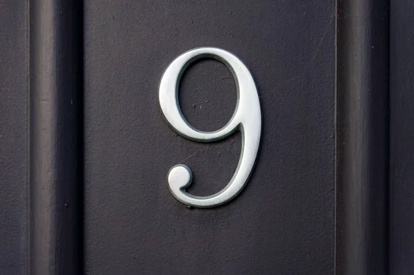 Huisnummer Negen — Stockfoto