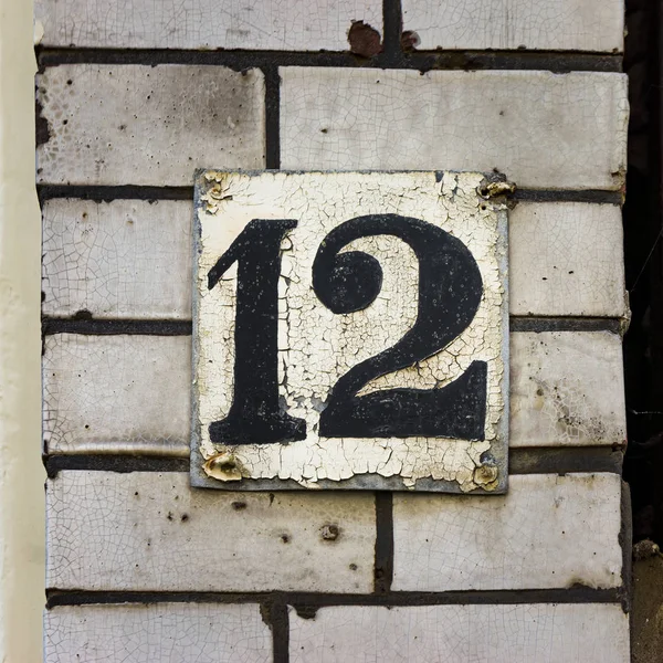 Número 12 — Fotografia de Stock