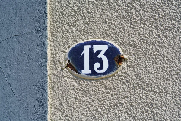 13 numara — Stok fotoğraf