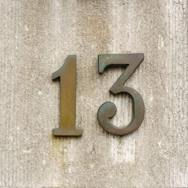 Numer 13 — Zdjęcie stockowe