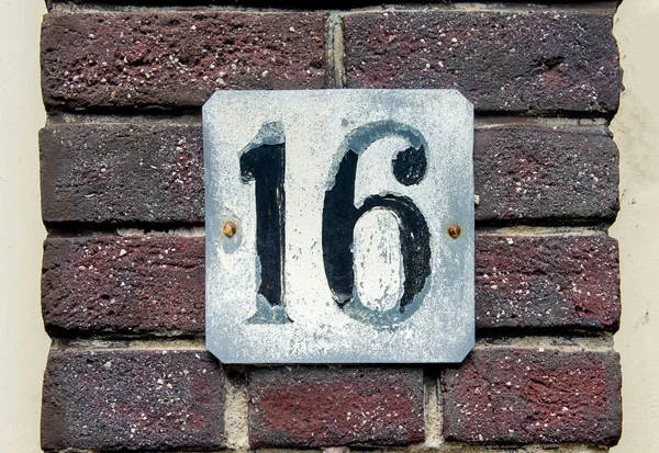 Número 16 — Foto de Stock
