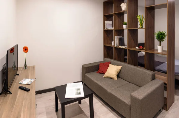 Muebles modernos en sala de estar — Foto de Stock