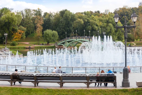 Fountain in Tsaritsyno — Stock Photo, Image