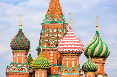 Saint Basil Katedrali closeup görünümü
