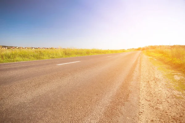 Road at sunset — Stock Photo, Image