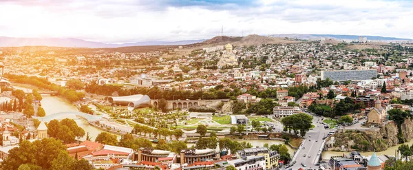 Vista panorâmica de Tbilisi, Geórgia — Fotografia de Stock