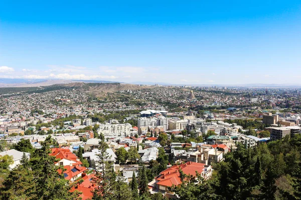 Tiflis (Georgia) vista panorámica — Foto de Stock
