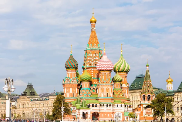 Перегляд московської з Собор Василія Блаженного — стокове фото