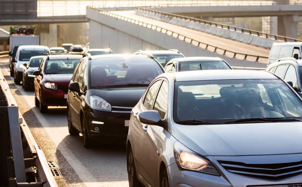 Traffic on a highway — Stock Photo, Image