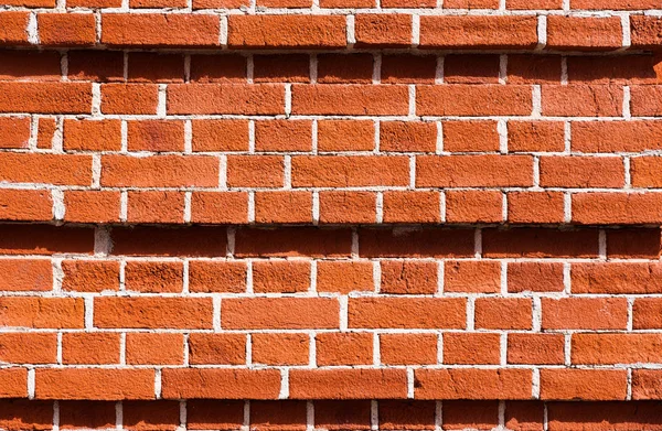 붉은 벽돌 벽 구조 — 스톡 사진