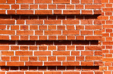 Kırmızı tuğla duvar dokusu