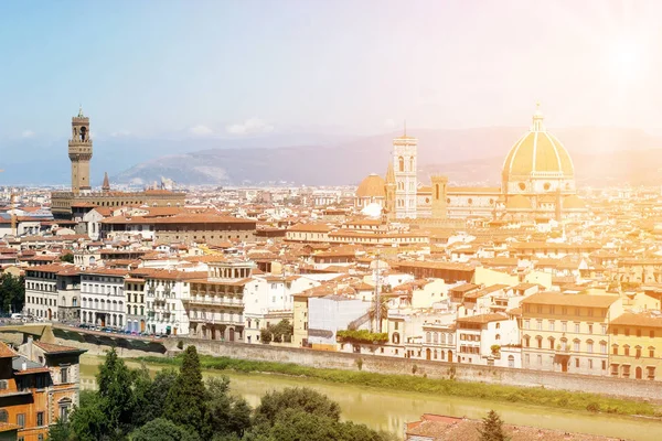 Florence bij zonsondergang — Stockfoto