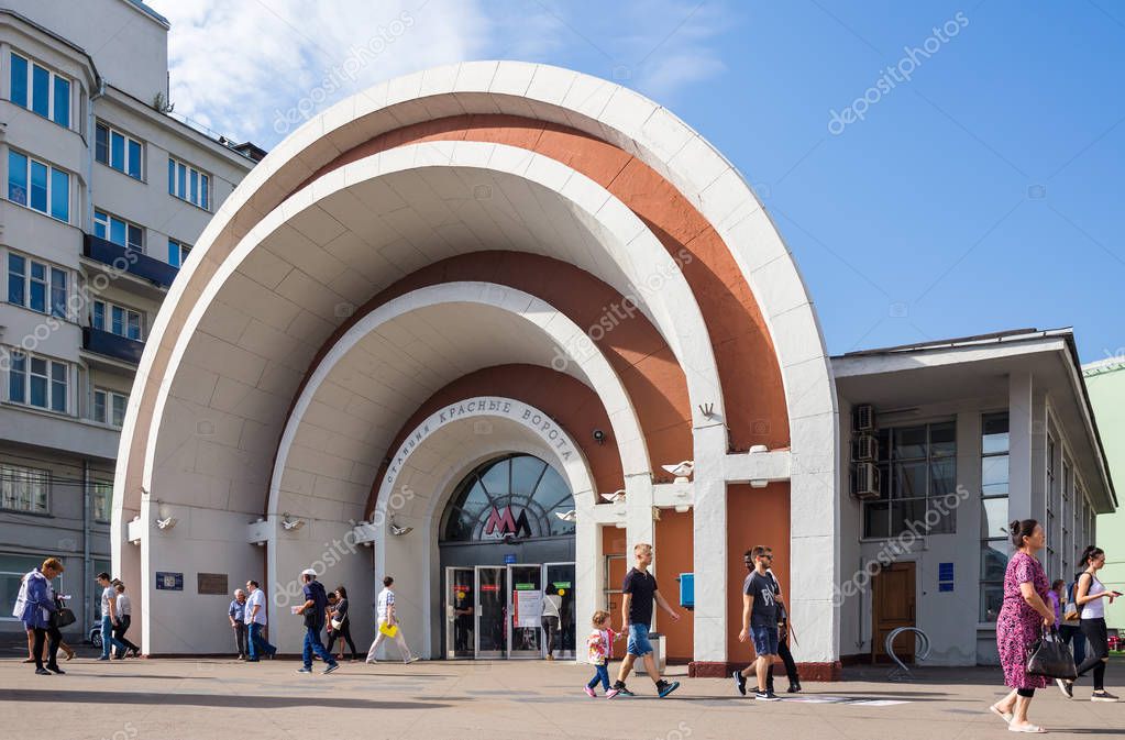 Метро красные ворота выходы из метро Метро красные ворота выходы из метро