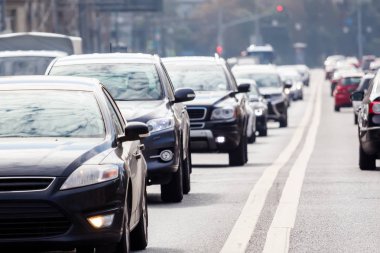 Yolda, yakından görmek trafik