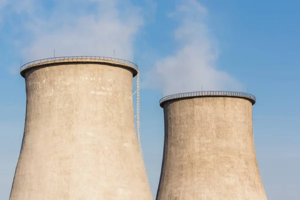 Close up of the cooling towers — Stock Photo, Image