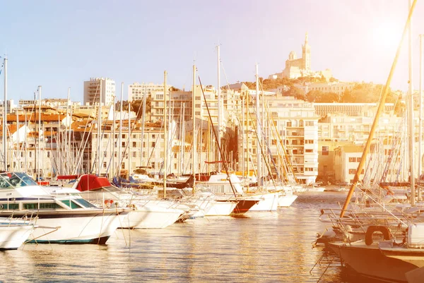 Puerto de Vieux de Marsella —  Fotos de Stock