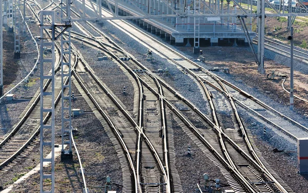 Demiryolu kavşak bir sürü